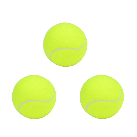 3 PCS High Quality Elasticity Tennis Ball Soft Training Sport Rubber Padel Balls for Practice Reduced Pressure